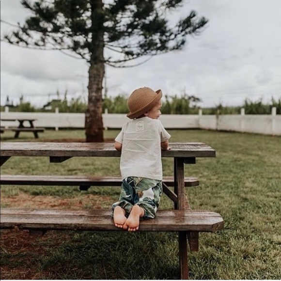 Ashley Rose Boxy Tee in Natural - Picture 6 of 6